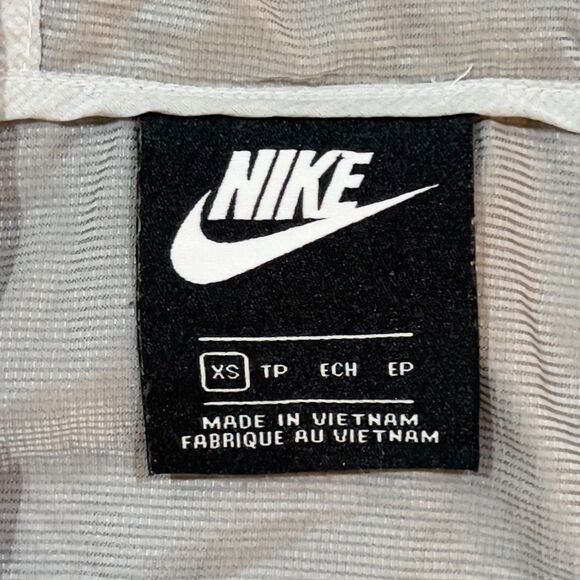Nike Windrunner Hooded Windbreaker Jacket White - Women's Size XS - Picture 5 of 7